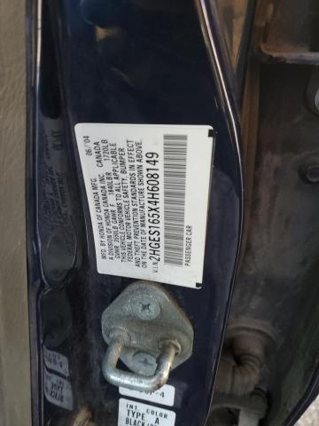 2HGES165X4H608149 - 2004 HONDA CIVIC LX BLUE photo 12