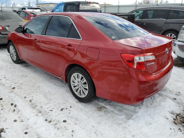 4T4BF1FK7CR243518 - 2012 TOYOTA CAMRY BASE RED photo 2