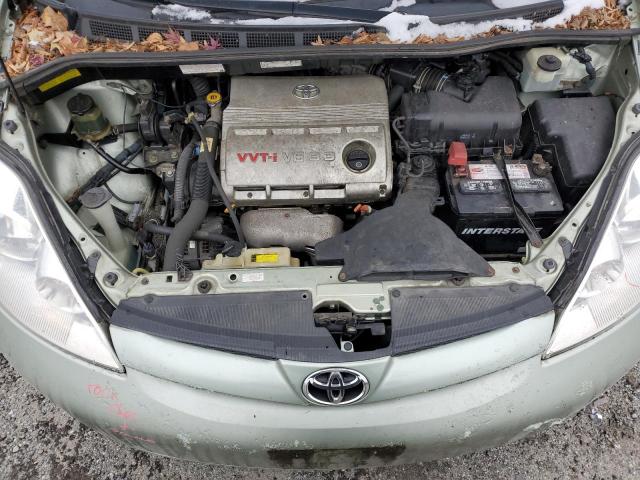 5TDZA23C46S403989 - 2006 TOYOTA SIENNA CE GREEN photo 12