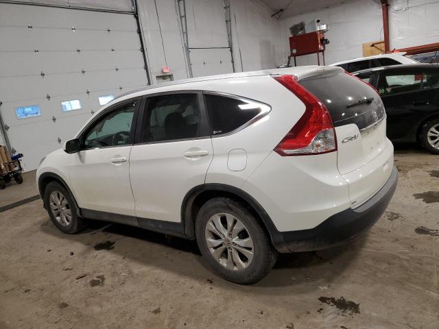 5J6RM4H77CL069172 - 2012 HONDA CR-V EXL WHITE photo 2