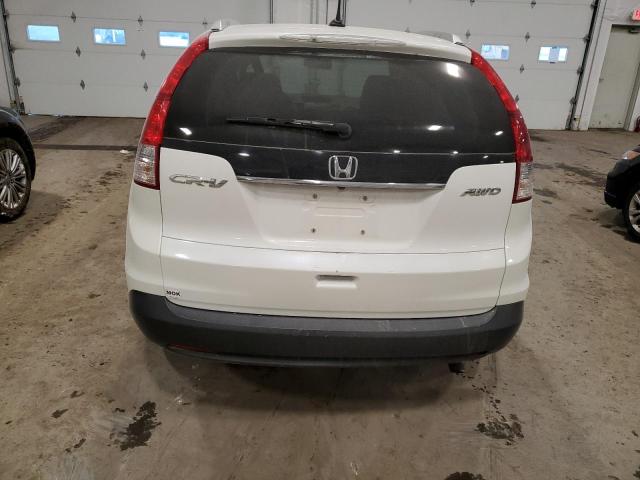 5J6RM4H77CL069172 - 2012 HONDA CR-V EXL WHITE photo 6