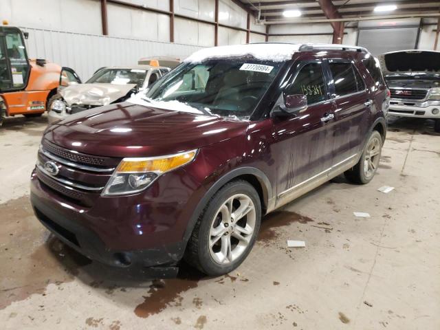 1FMHK8F81BGA00846 - 2011 FORD EXPLORER LIMITED BURGUNDY photo 1