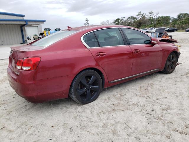 JTHBE96S480029762 - 2008 LEXUS GS 350 RED photo 3