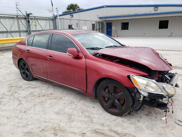 JTHBE96S480029762 - 2008 LEXUS GS 350 RED photo 4