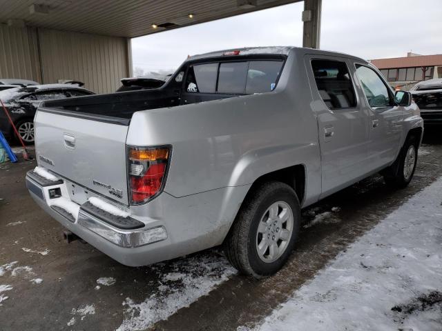 2HJYK16498H506183 - 2008 HONDA RIDGELINE RTS SILVER photo 3