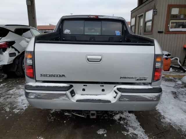 2HJYK16498H506183 - 2008 HONDA RIDGELINE RTS SILVER photo 6