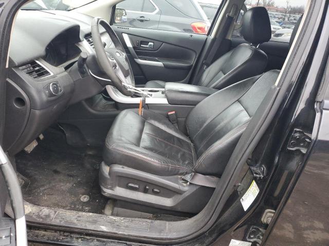 2FMDK3J90DBA94293 - 2013 FORD EDGE SEL BLACK photo 7