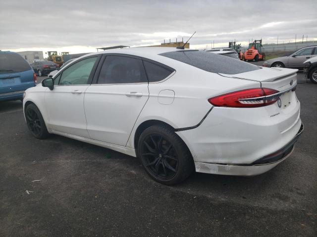 3FA6P0LU4HR265221 - 2017 FORD FUSION SE HYBRID WHITE photo 2