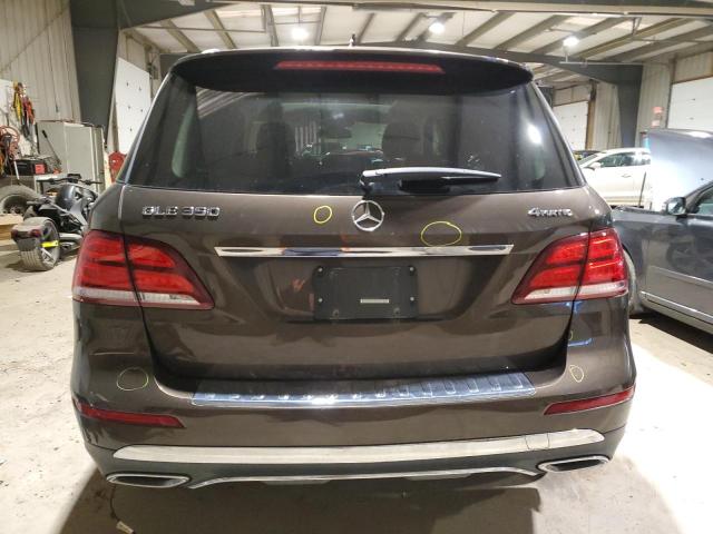 4JGDA5HB1HA916799 - 2017 MERCEDES-BENZ GLE 350 4MATIC BROWN photo 6