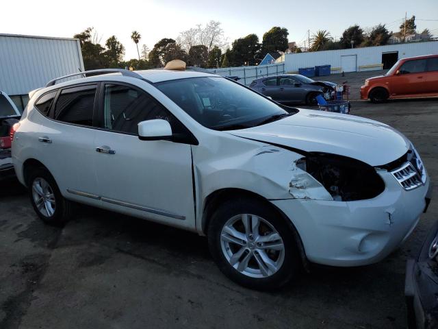 JN8AS5MT3DW028849 - 2013 NISSAN ROGUE S WHITE photo 4