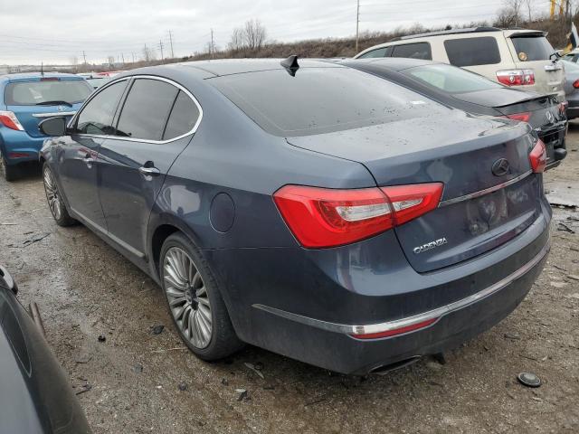 KNALN4D7XE5123339 - 2014 KIA CADENZA PREMIUM BLUE photo 2