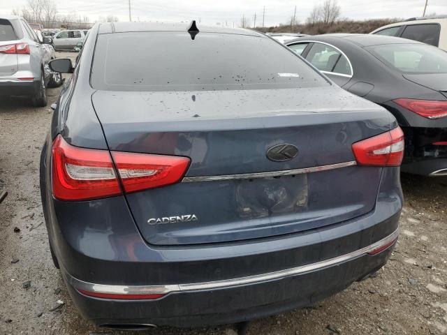 KNALN4D7XE5123339 - 2014 KIA CADENZA PREMIUM BLUE photo 6