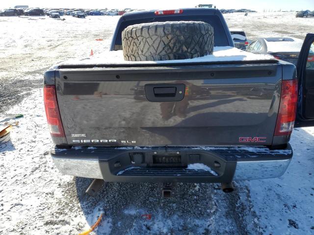 3GTP2VE30BG300662 - 2011 GMC SIERRA K1500 SLE GRAY photo 6