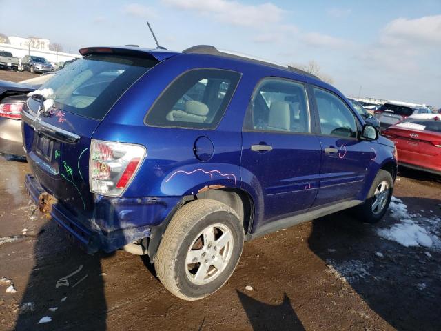 2CNDL13F476064991 - 2007 CHEVROLET EQUINOX LS BLUE photo 3