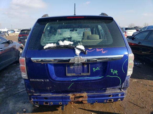 2CNDL13F476064991 - 2007 CHEVROLET EQUINOX LS BLUE photo 6