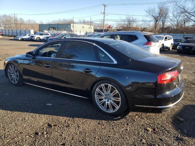 WAU3GAFD3FN037853 - 2015 AUDI A8 L QUATTRO BLACK photo 2