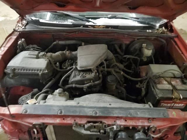 5TETX22N79Z609113 - 2009 TOYOTA TACOMA ACCESS CAB წითელი ფოტო 11