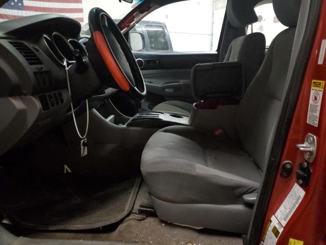 5TETX22N79Z609113 - 2009 TOYOTA TACOMA ACCESS CAB წითელი ფოტო 7