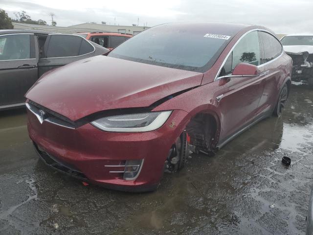 5YJXCAE45GFS00262 - 2016 TESLA MODEL X RED photo 1