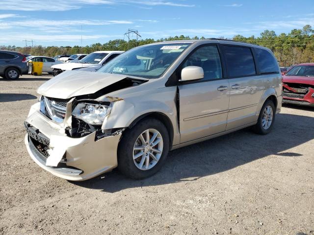 2C4RDGCG7GR272459 - 2016 DODGE GRAND CARA SXT TAN photo 1