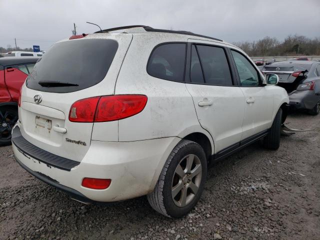 5NMSH13E27H081284 - 2007 HYUNDAI SANTA FE SE WHITE photo 3