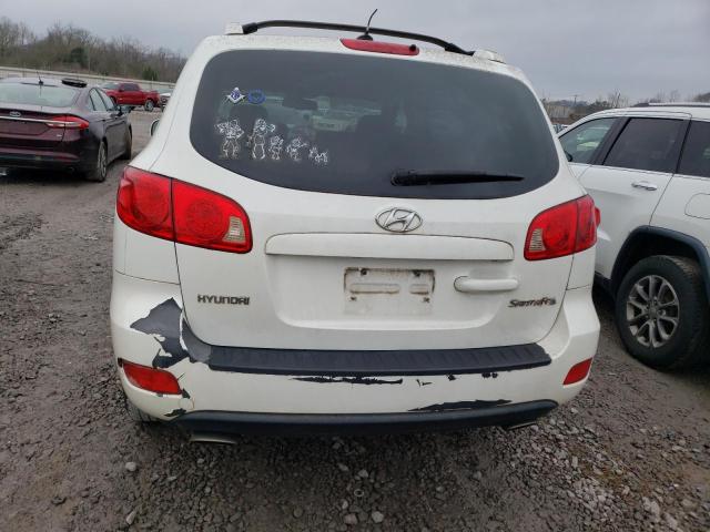 5NMSH13E27H081284 - 2007 HYUNDAI SANTA FE SE WHITE photo 6