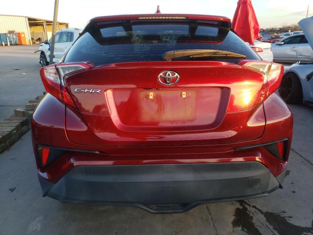 NMTKHMBXXJR007957 - 2018 TOYOTA C-HR XLE RED photo 6