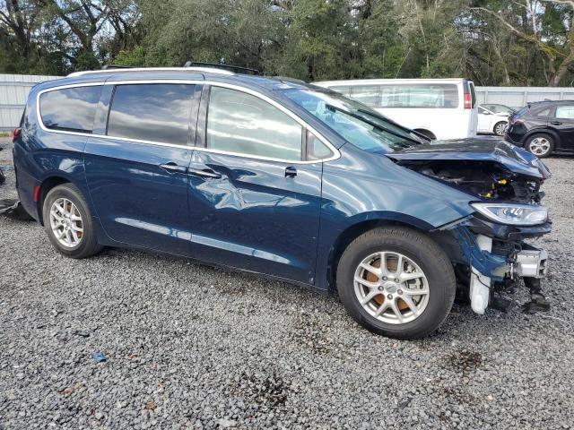 2C4RC1BG7MR601321 - 2021 CHRYSLER PACIFICA TOURING L BLUE photo 4