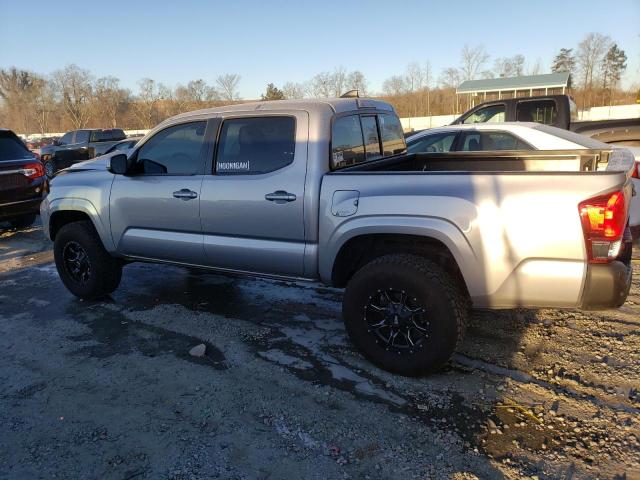 5TFAX5GN1JX103791 - 2018 TOYOTA TACOMA DOUBLE CAB GRAY photo 2