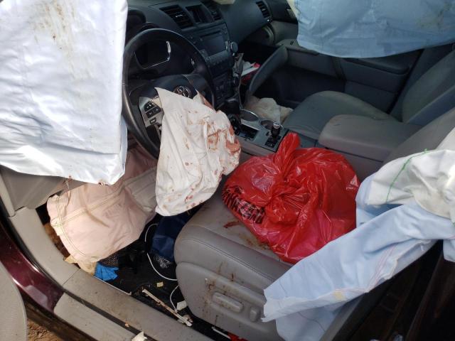 5TDBK3EH3CS140368 - 2012 TOYOTA HIGHLANDER BASE Bordeaux photo 7