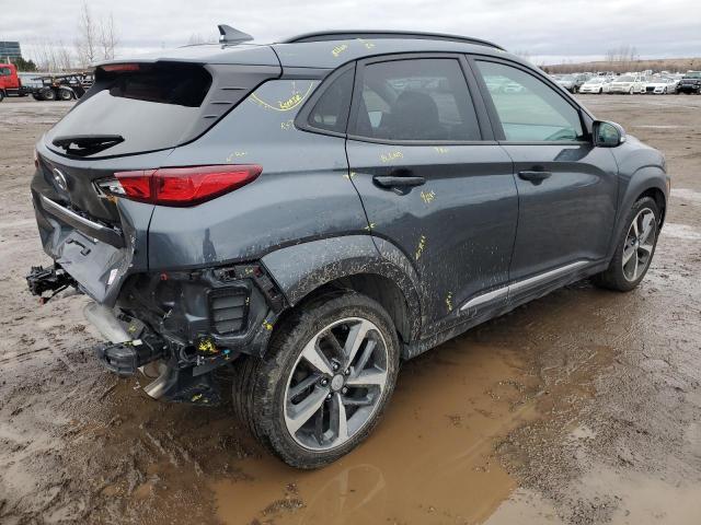 KM8K5CA58MU706861 - 2021 HYUNDAI KONA ULTIMATE GRAY photo 3