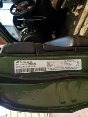 1C4RJFLGXMC823748 - 2021 JEEP GRAND CHER TRAILHAWK GREEN photo 14