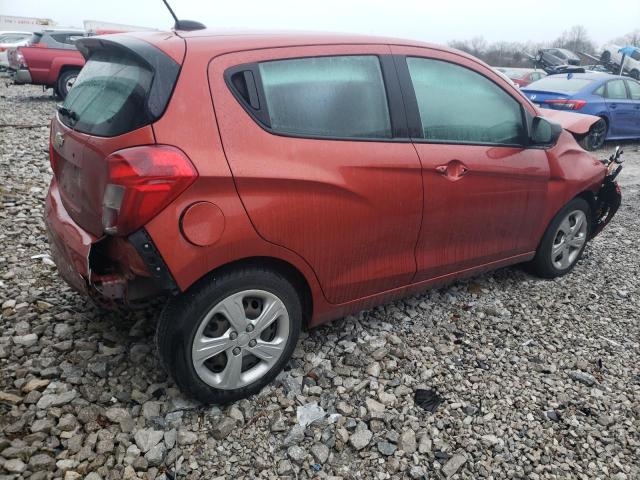 KL8CB6SA4MC710211 - 2021 CHEVROLET SPARK LS ORANGE photo 3