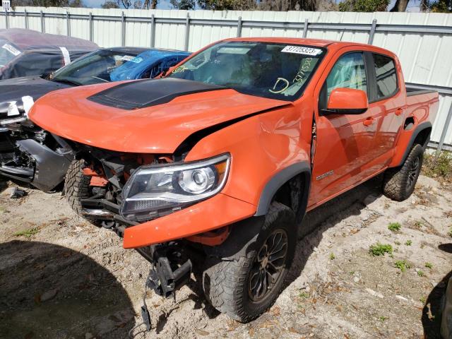 1GCGTEEN9K1300141 - 2019 CHEVROLET COLORADO ZR2 ORANGE photo 1