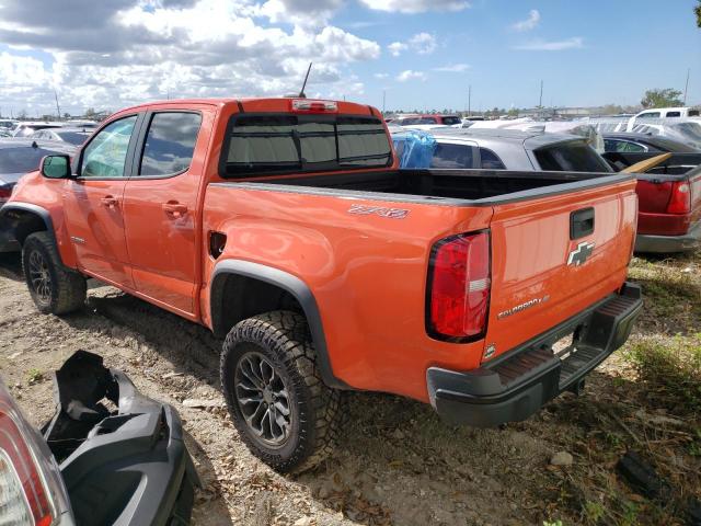 1GCGTEEN9K1300141 - 2019 CHEVROLET COLORADO ZR2 ORANGE photo 2