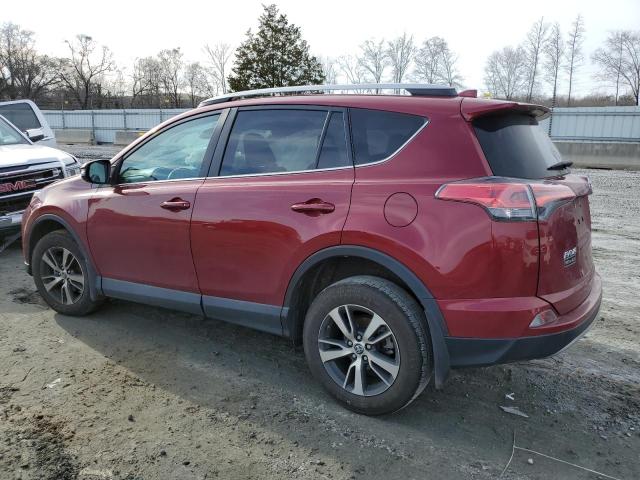 2T3WFREV9JW486709 - 2018 TOYOTA RAV4 ADVENTURE MAROON photo 2