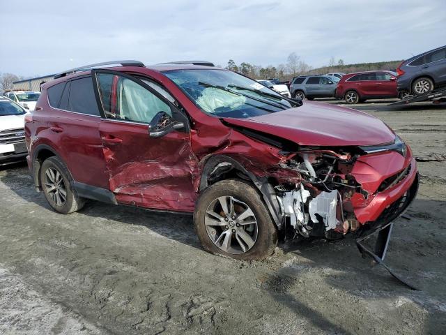 2T3WFREV9JW486709 - 2018 TOYOTA RAV4 ADVENTURE MAROON photo 4