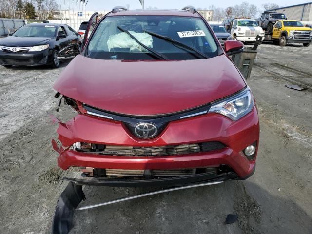 2T3WFREV9JW486709 - 2018 TOYOTA RAV4 ADVENTURE MAROON photo 5