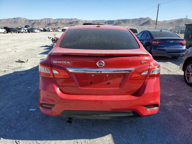 3N1AB7AP1KY375586 - 2019 NISSAN SENTRA S RED photo 6