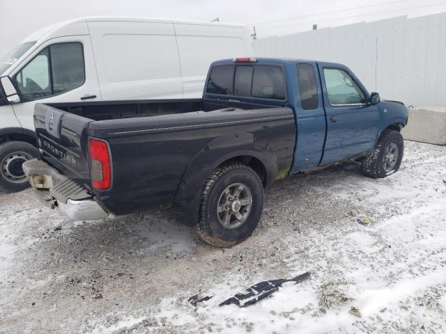 1N6ED26Y04C433855 - 2004 NISSAN FRONTIER KING CAB XE V6 BLUE photo 3