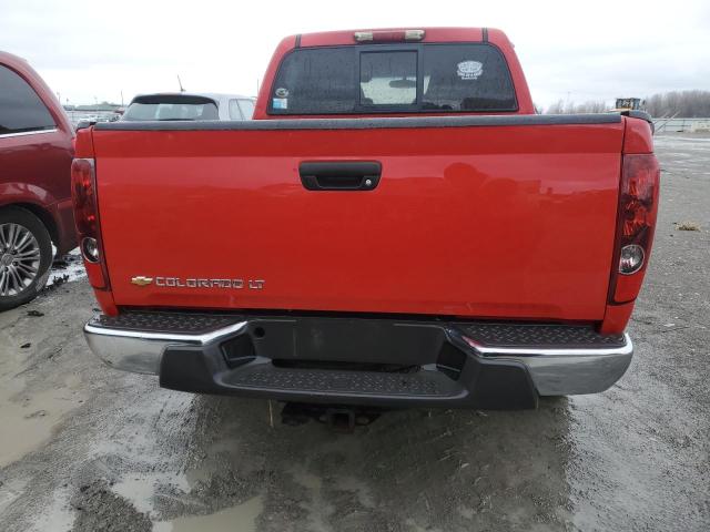 1GCDS13E378250966 - 2007 CHEVROLET COLORADO RED photo 6