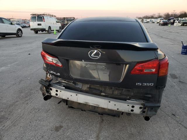 JTHBE262965006422 - 2006 LEXUS IS 350 GRAY photo 6