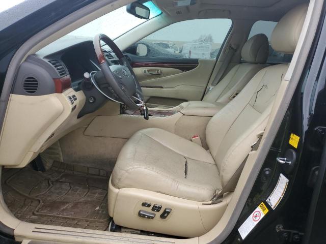 JTHBL46F185059784 - 2008 LEXUS LS 460 BLACK photo 7