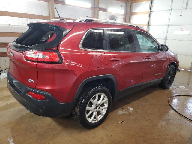 1C4PJLCB4EW262425 - 2014 JEEP CHEROKEE LATITUDE BURGUNDY photo 3