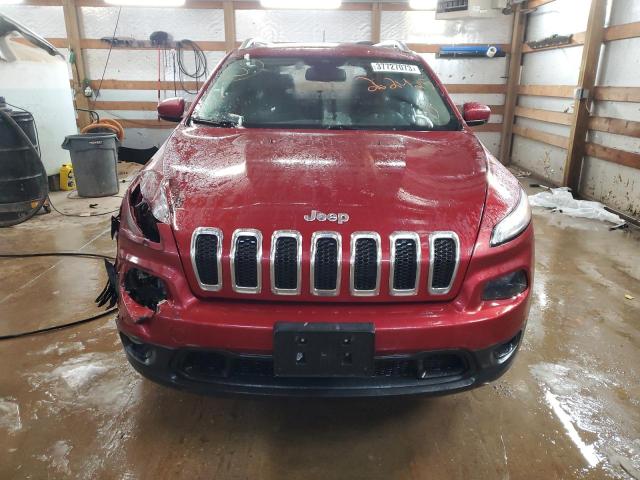 1C4PJLCB4EW262425 - 2014 JEEP CHEROKEE LATITUDE BURGUNDY photo 5