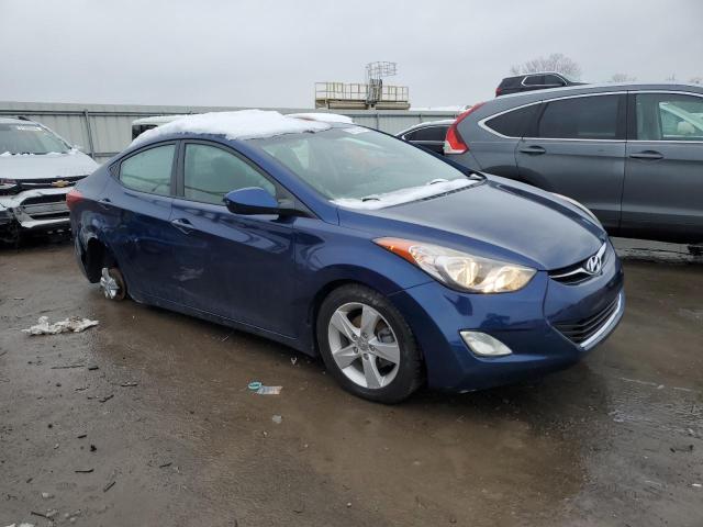 KMHDH4AE2DU527673 - 2013 HYUNDAI ELANTRA GLS BLUE photo 4