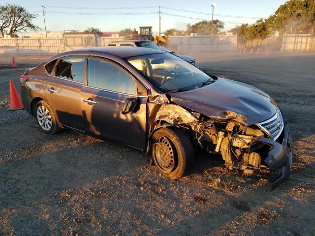 3N1AB7AP1DL789922 - 2013 NISSAN SENTRA S CHARCOAL photo 4