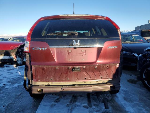 5J6RM4H7XCL040376 - 2012 HONDA CR-V EXL RED photo 6