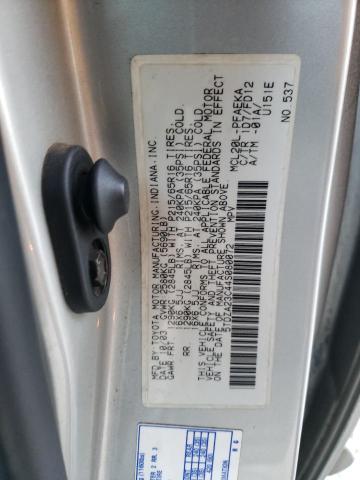 5TDZA23C44S080072 - 2004 TOYOTA SIENNA CE SILVER photo 13