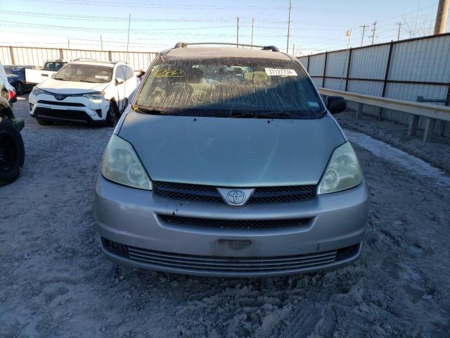 5TDZA23C44S080072 - 2004 TOYOTA SIENNA CE SILVER photo 5